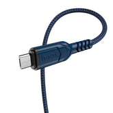 Micro USB juhe (sinine)
